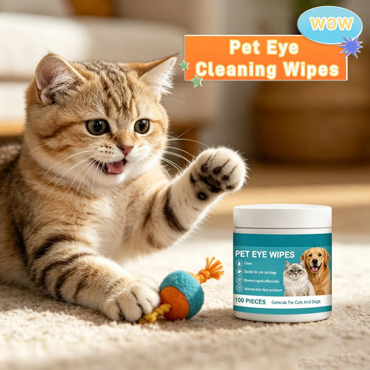 100pcs Professional Pet Eye Cleaning Wipes - MyPetDollar.com