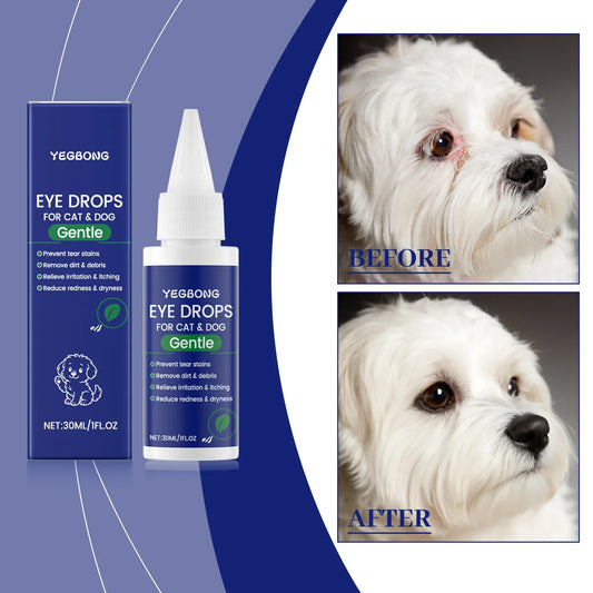 Pet Eye Drops to Clean Up Eye Tears, Pet Eye - MyPetDollar.com