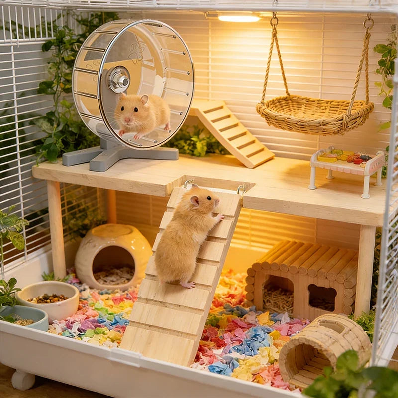 Hamster Wooden Sturdy Platform JumpingBoard - MyPetDollar.com