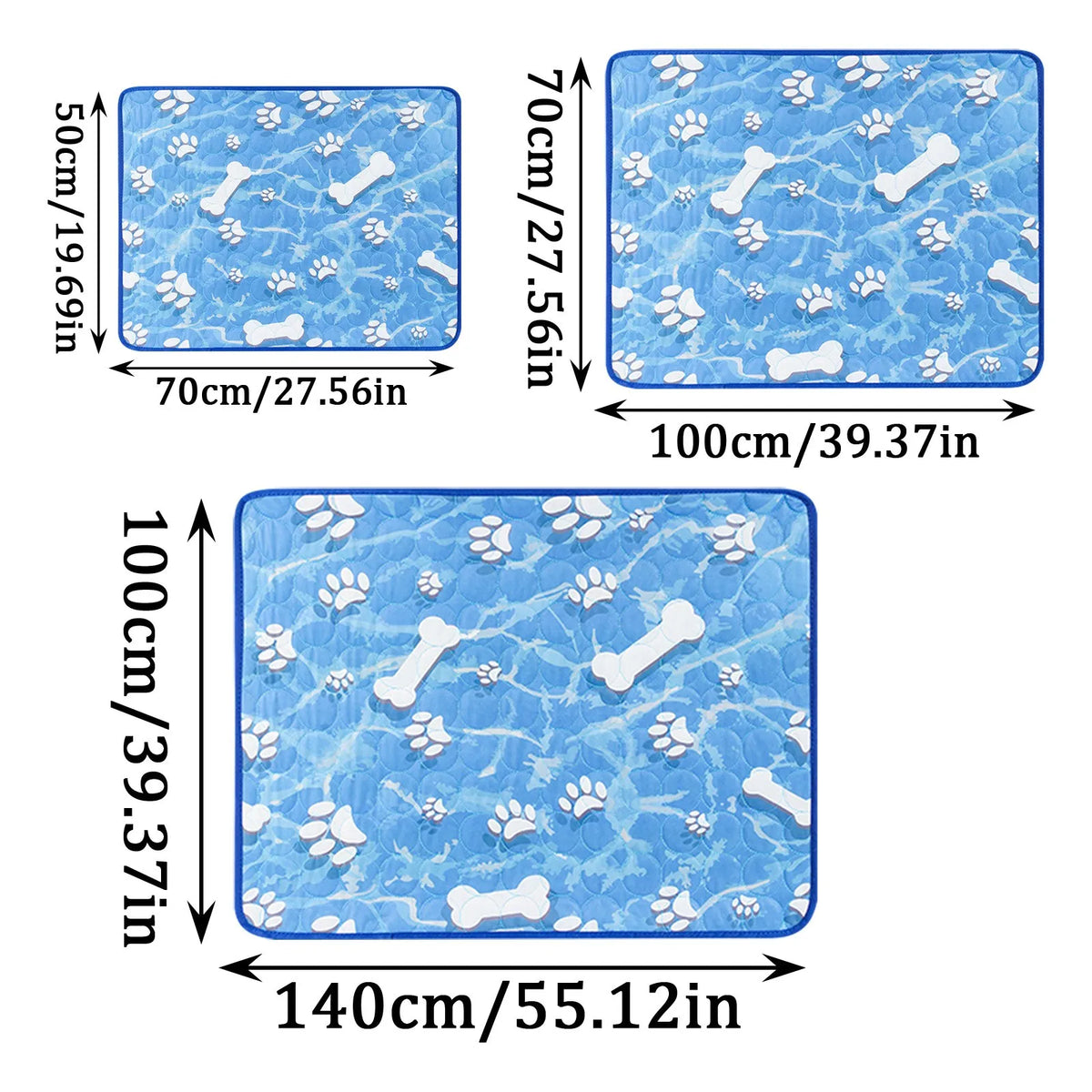 Dog Cooling Pad Self-Cooling Ice Silk - MyPetDollar.com