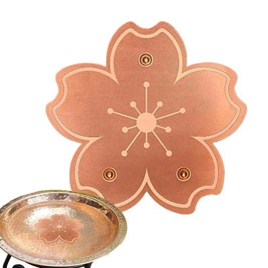 Copper Bird Bath Plate Birdbath Purification - MyPetDollar.com