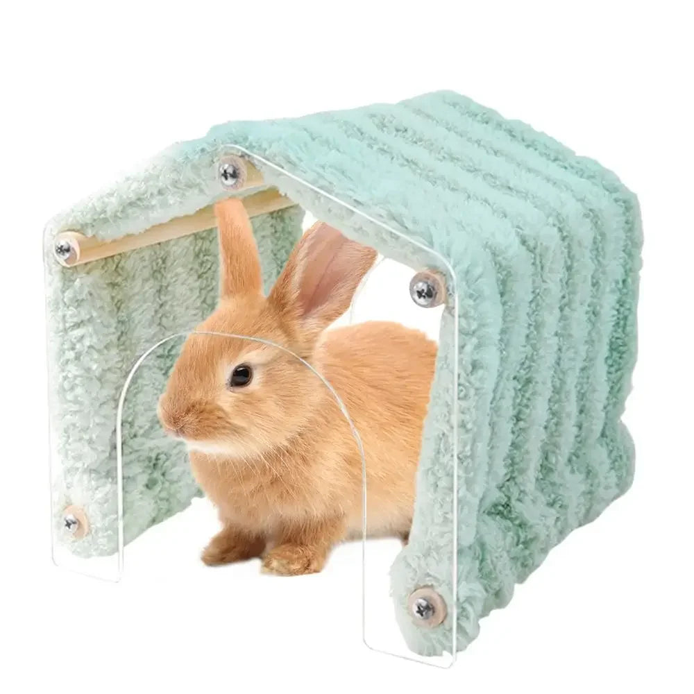 Acrylic Bunny Tunnel Home Habitat Space Saving Decoration
