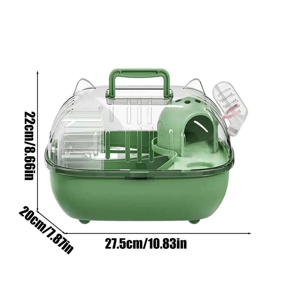 Hamster Travel Carrier Bag Double Layer Clear Cover – 3 Colors