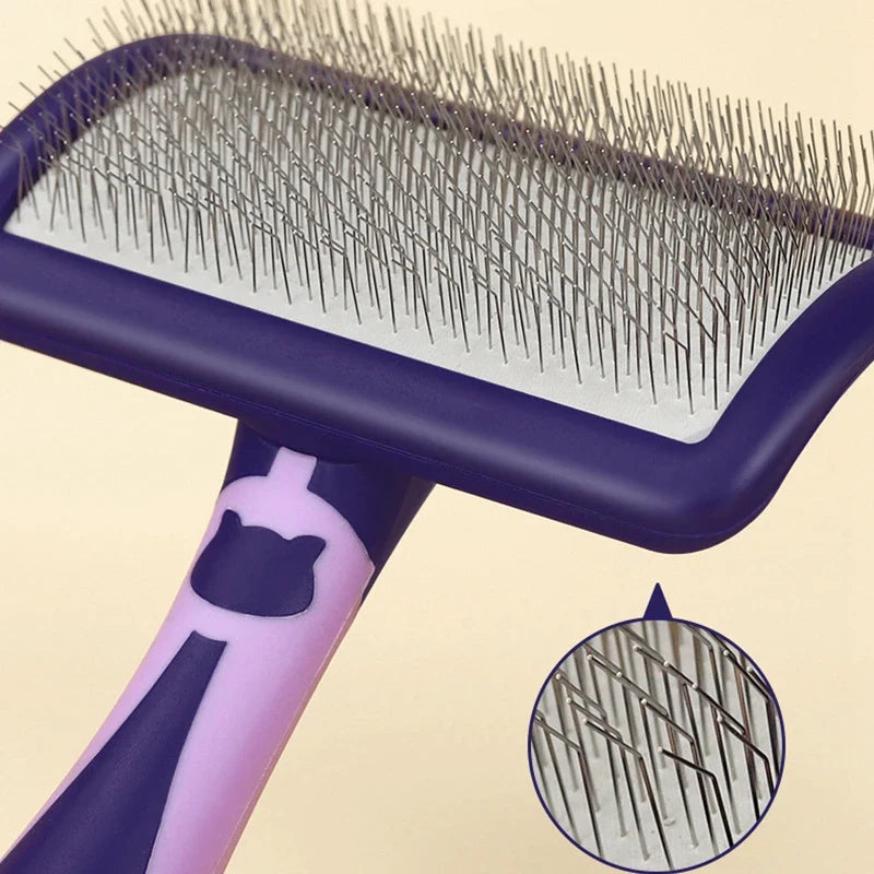 Dog Brush Stainless Steel Dogs Combs Massage - MyPetDollar.com
