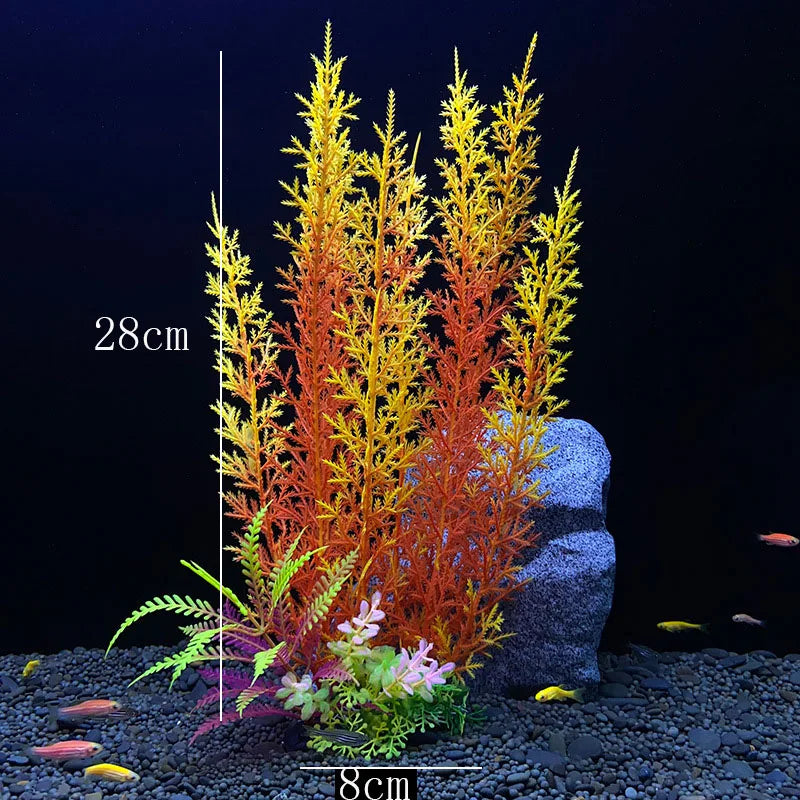 Artificial Aquarium Decor Plants Water Weeds - MyPetDollar.com