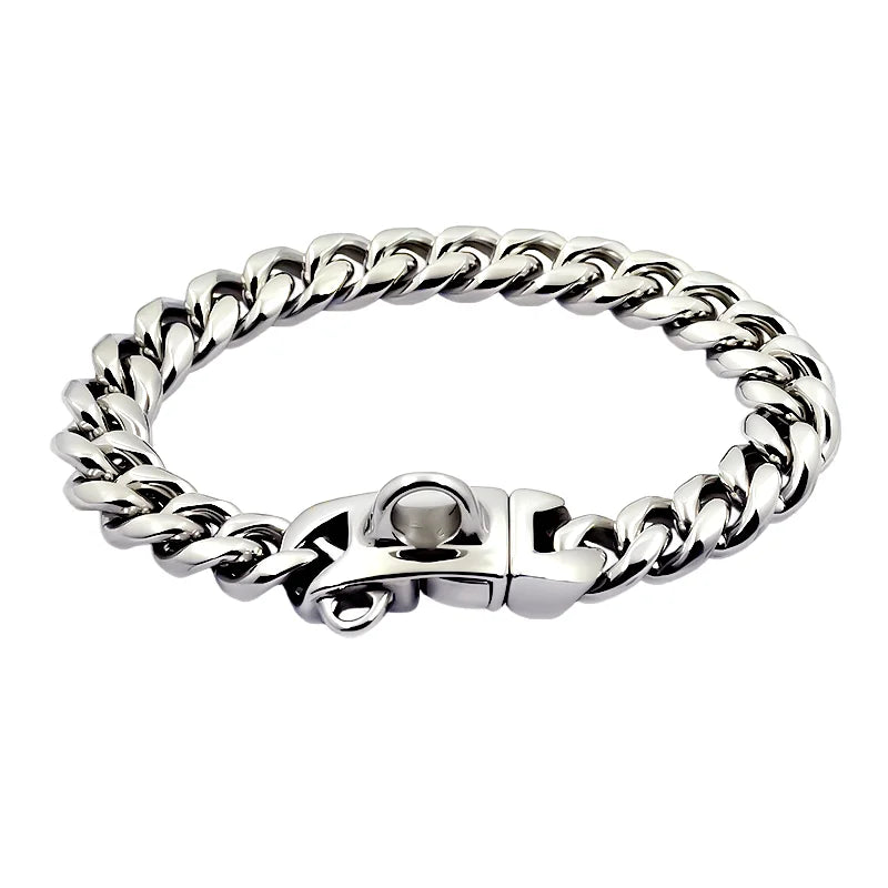 Metal Dog Collar Stainless Steel Pet Choker - MyPetDollar.com
