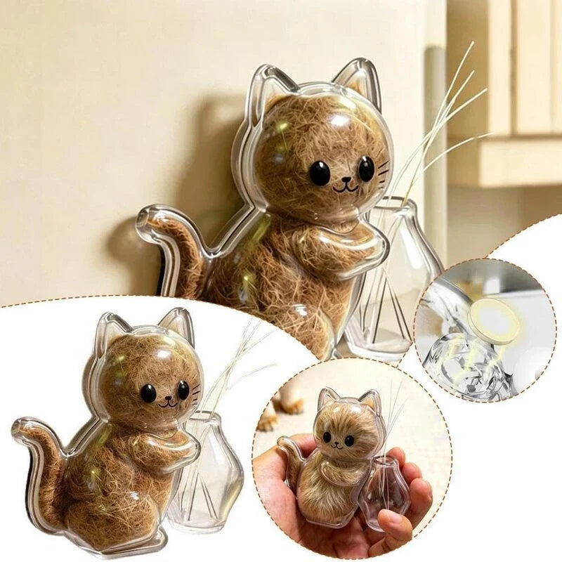 Fridge Magnet Cat Hair Keepsake Clear - MyPetDollar.com