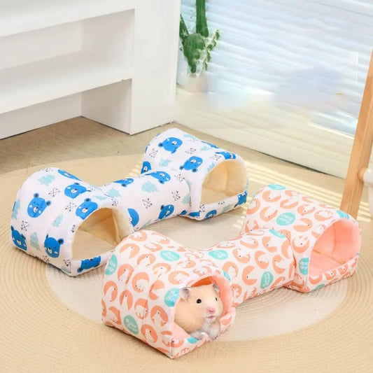 10pcs Hamster Tunnel Bed Little Pet Cotton - MyPetDollar.com