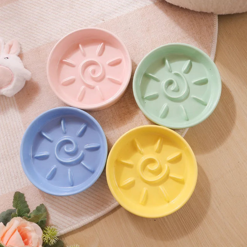 Pet Slow Food Bowl,Cat Food Bowl Prevent - MyPetDollar.com