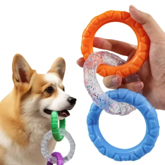 Dog Chew Toy TPR Teeth Cleaning Pet Toys For - MyPetDollar.com