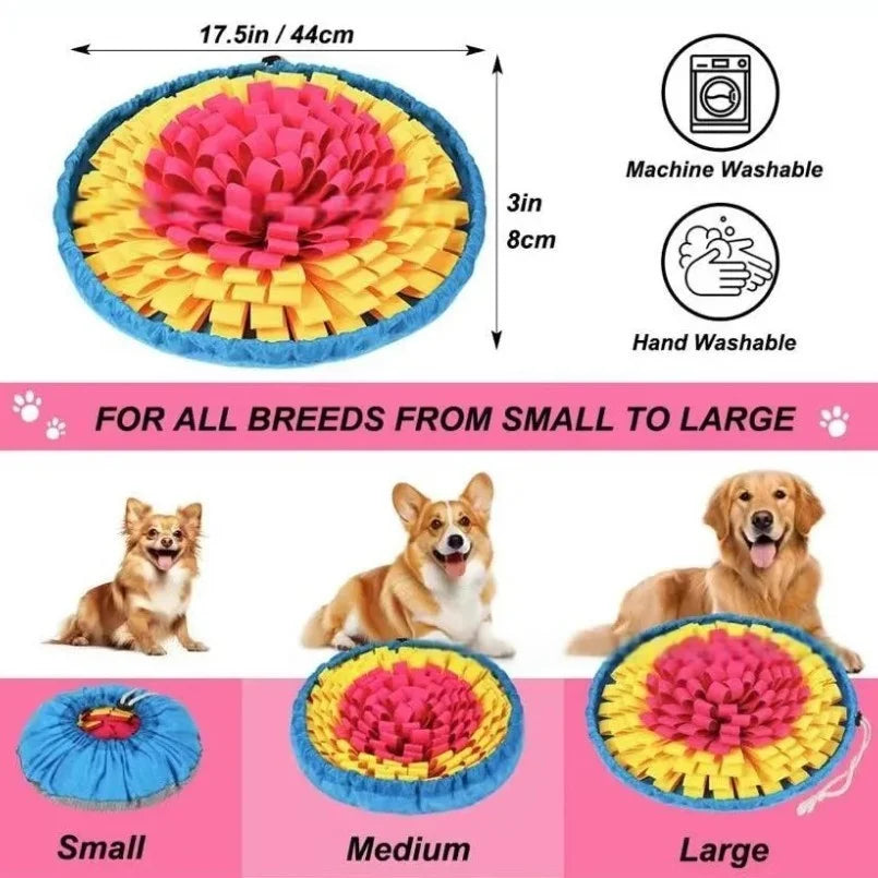 New Pet Sniffing Pad Flower-shaped Slow Food - MyPetDollar.com