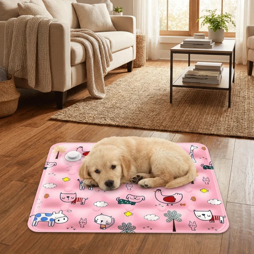 Cartoon Pet Cooling Mat Anti Bite Non-Slip - MyPetDollar.com