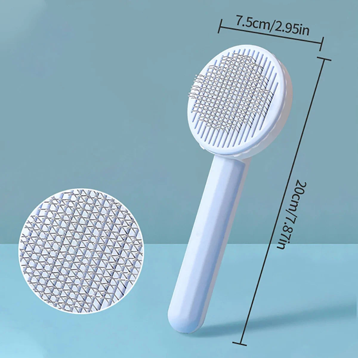 Stainless Steel Dog Hair Grooming Brush Cat Comb