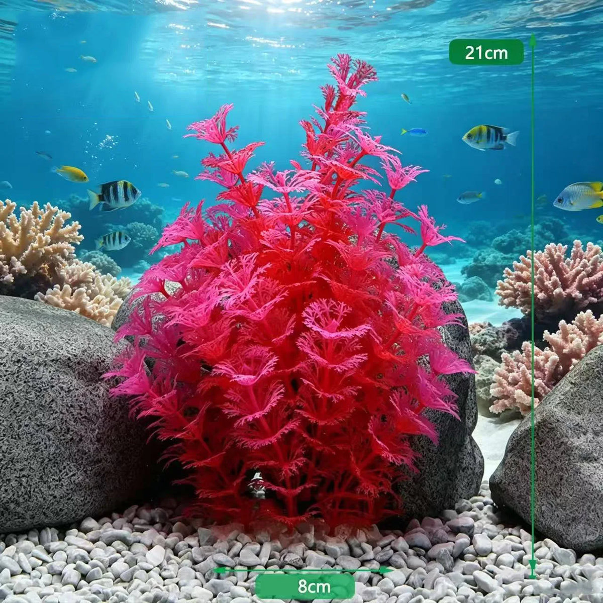 Plastic Artificial Aquarium PVC Plants - MyPetDollar.com