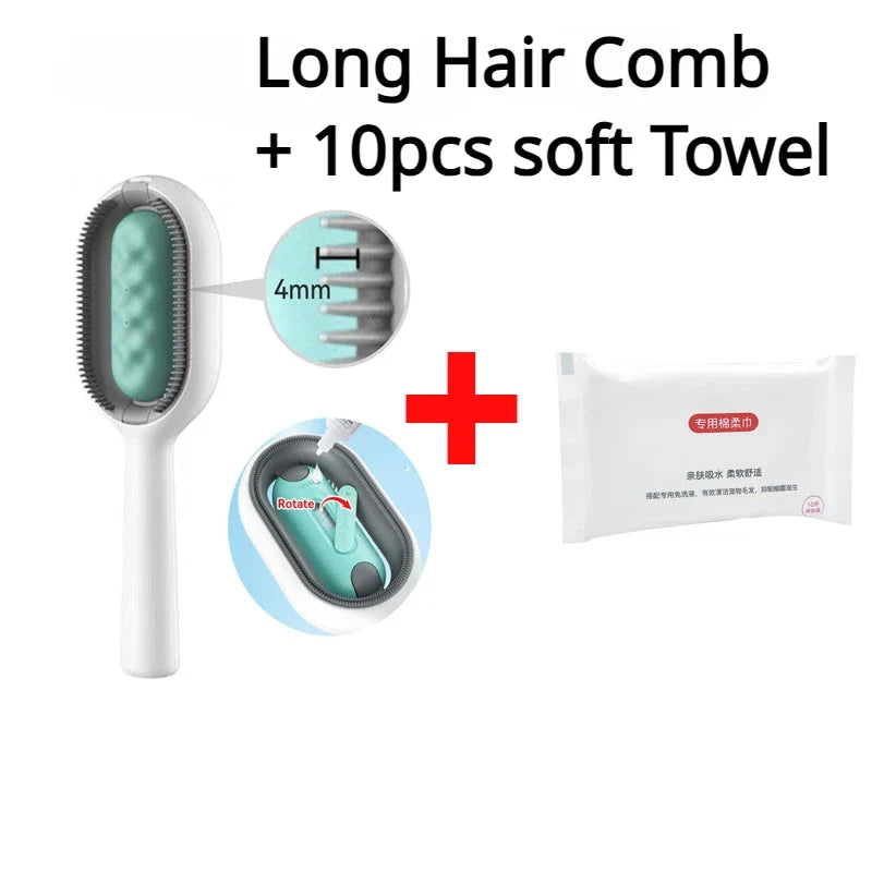 Double Sided Hair Removal Brushes for Cat & Dog Grooming Comb