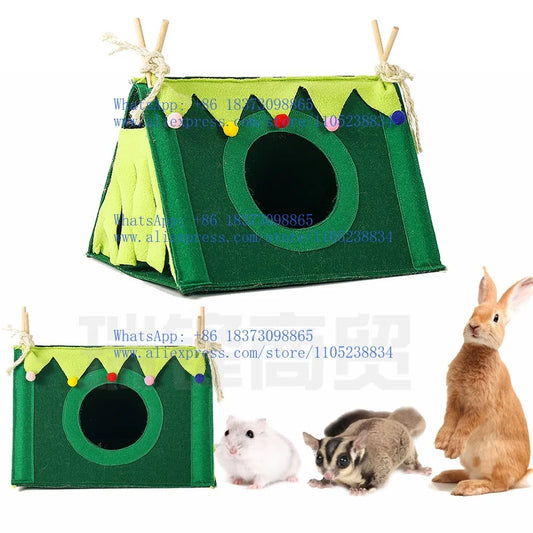 New Small Pet Rabbit Nest Hamster Corner - MyPetDollar.com