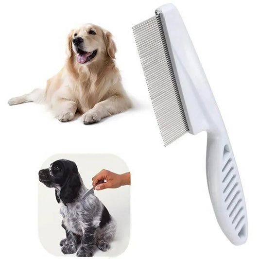 1pc Pet Hair Shedding Comb Stainless Steel - MyPetDollar.com