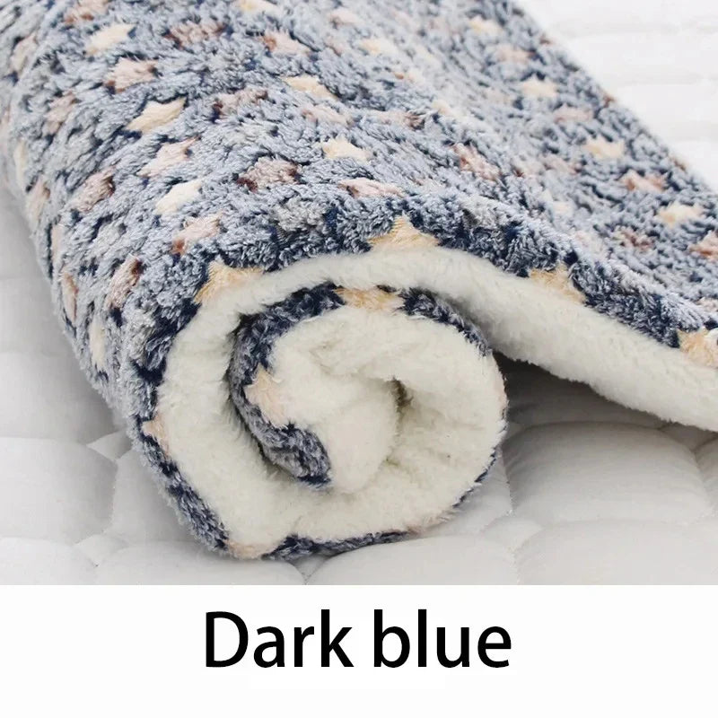 Flannel Pet Sleeping Mat Dog Bed Cat Litter - MyPetDollar.com