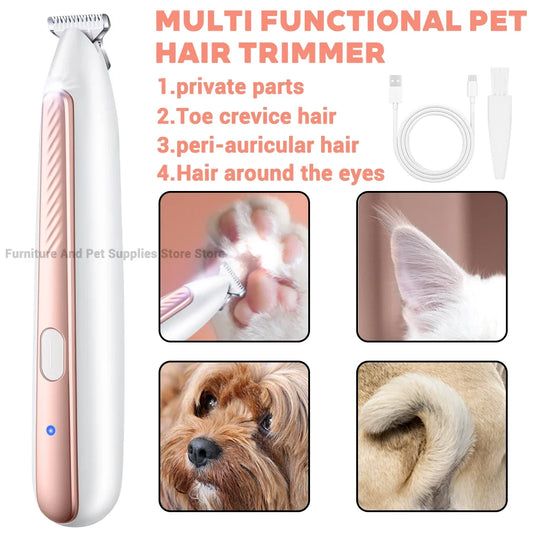 New LED Lighting Pet Paw Hair Trimmer Cat - MyPetDollar.com
