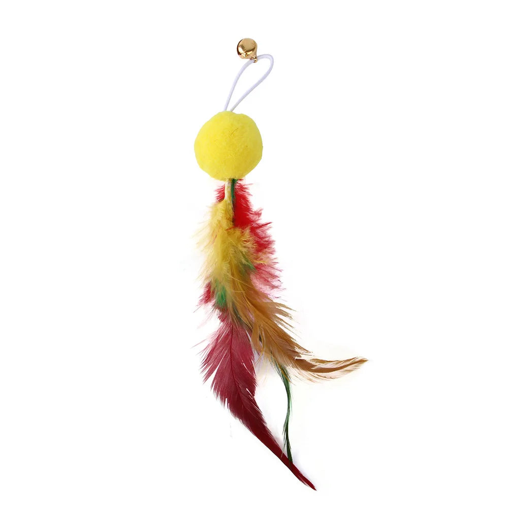 Cat Feather Toy Accessories False Mouse Worm - MyPetDollar.com