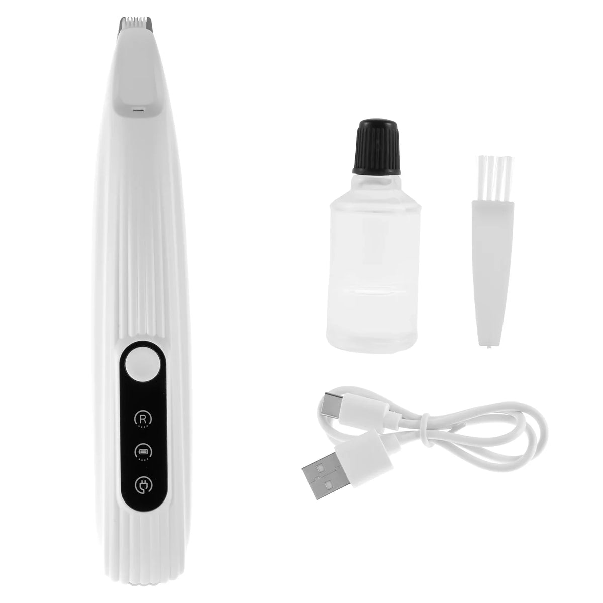 Dog Paw Trimmer with LED Light Low Noise Shaver High Speed, Waterproof