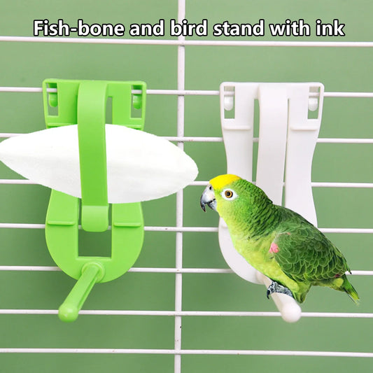 Bird Vegetable Clip Plastic Bird Perch With - MyPetDollar.com