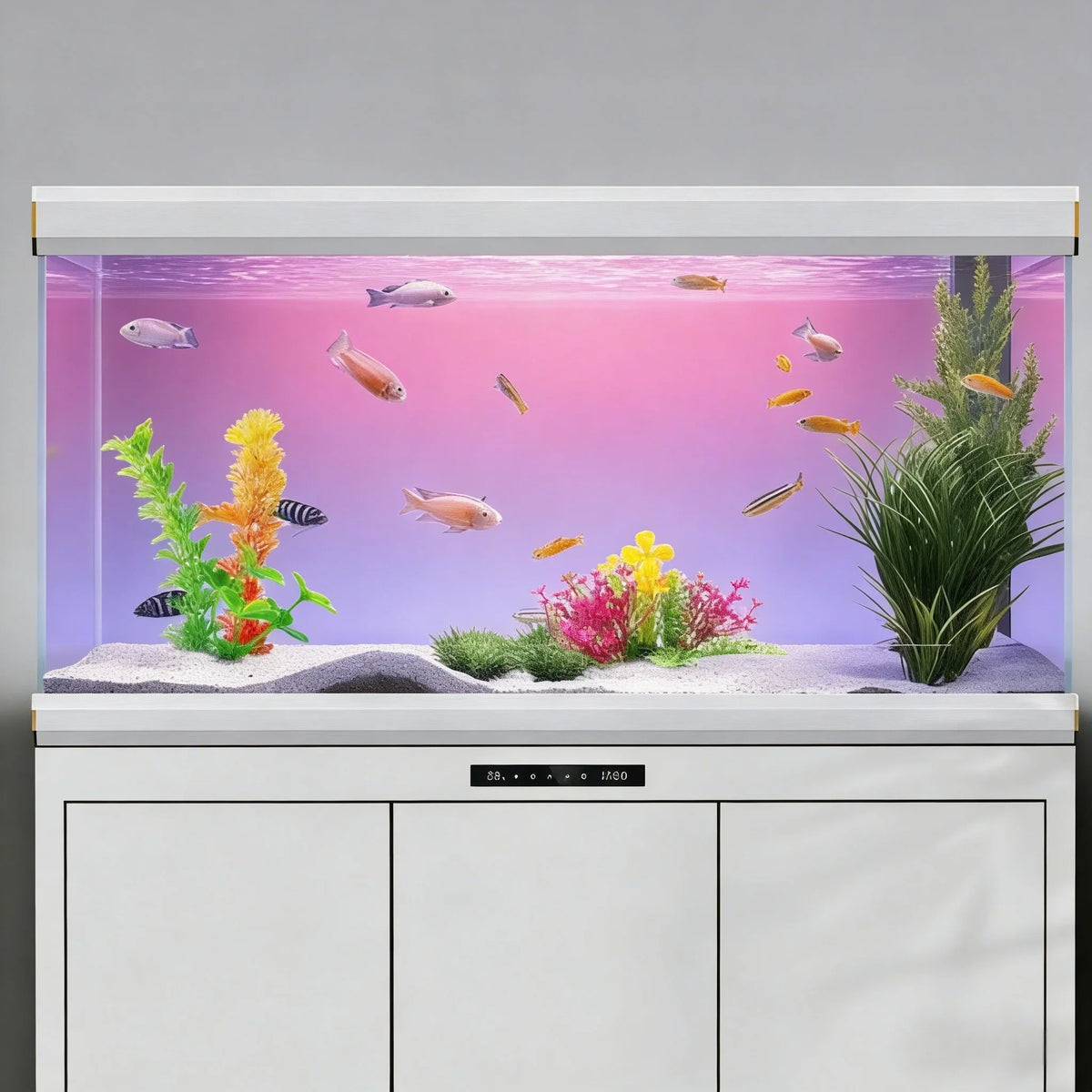 Pink Purple Gradient, Fish Tank Background - MyPetDollar.com