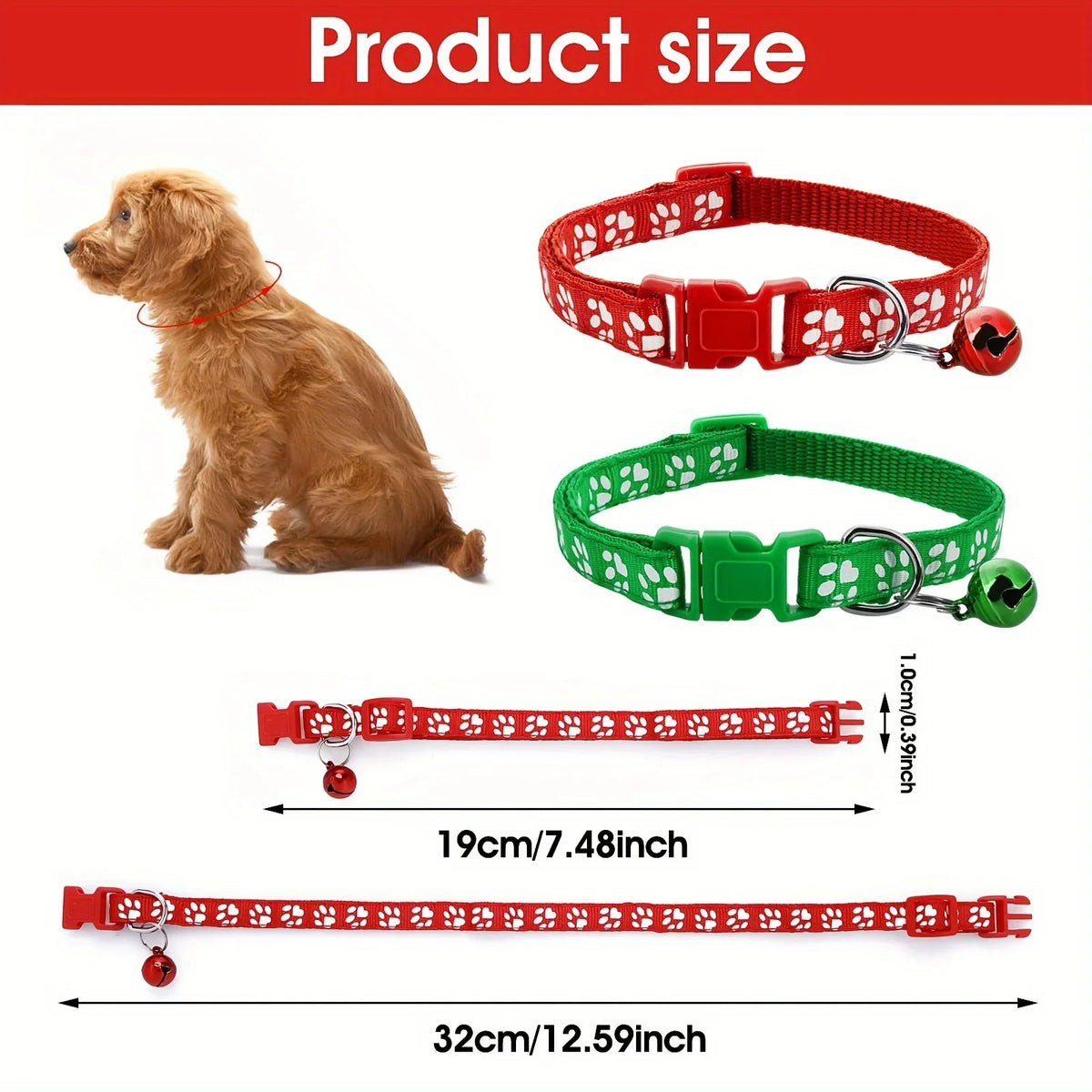 12Pcs Soft Puppy Collar Set - Protective - MyPetDollar.com