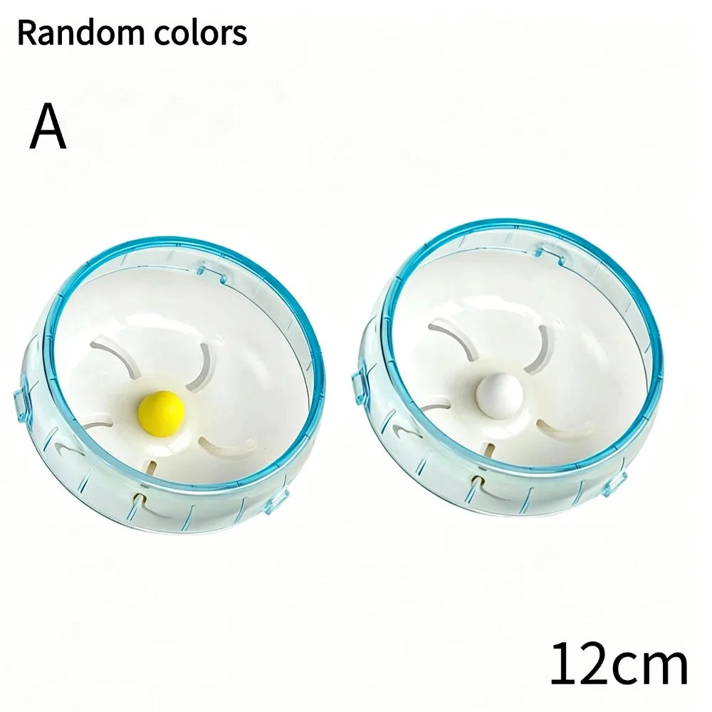 Quiet 12-21.5cm Hamster Running Wheel Non-slip – 4 Colors