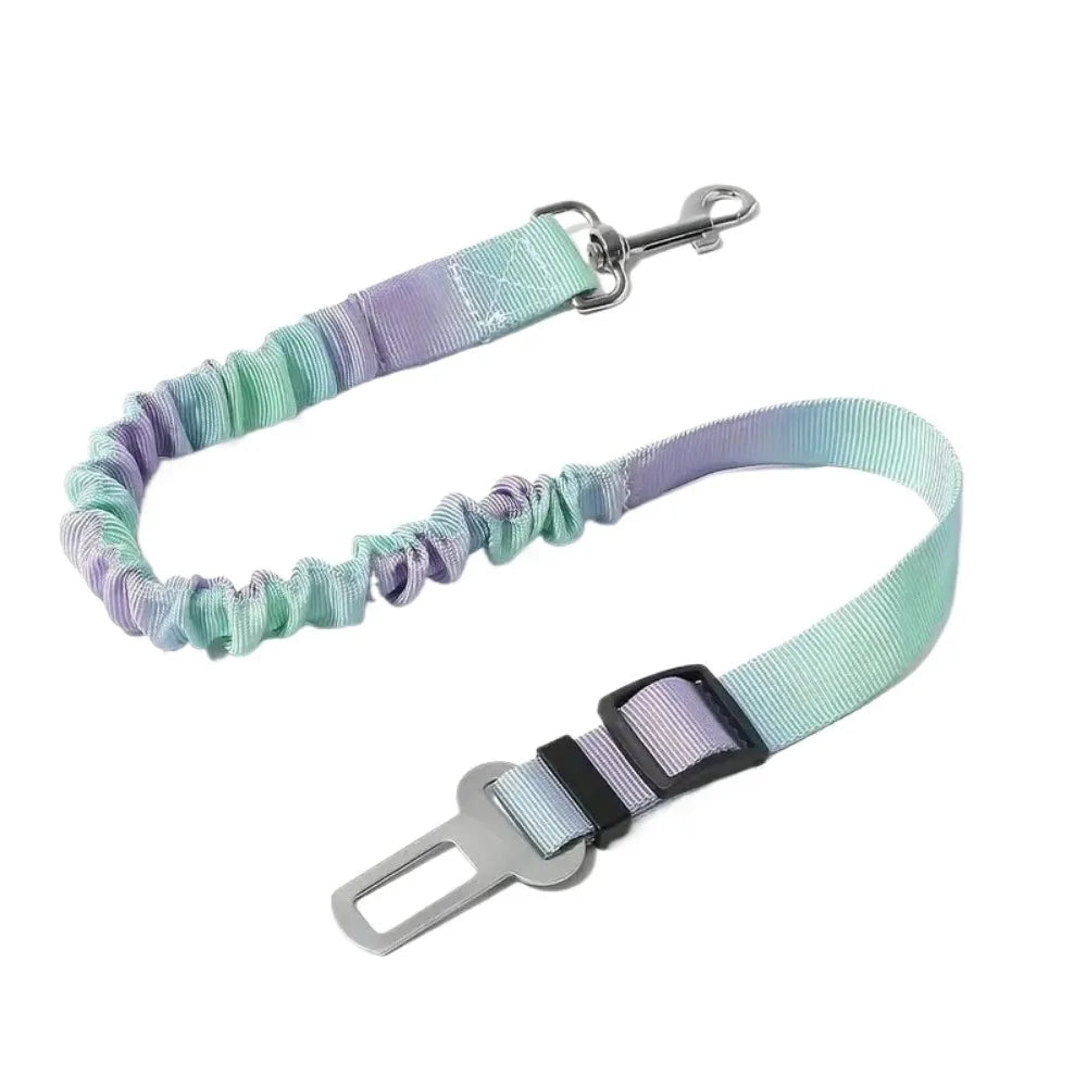 Dog Seat Belt Car Safety Buckle Telescopic Safe Gradient Tie, Non-Slip