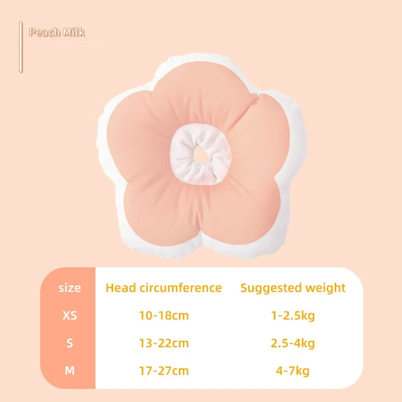 HOOPRT Cat Flower Elizabeth Cotton Neck Pet - MyPetDollar.com