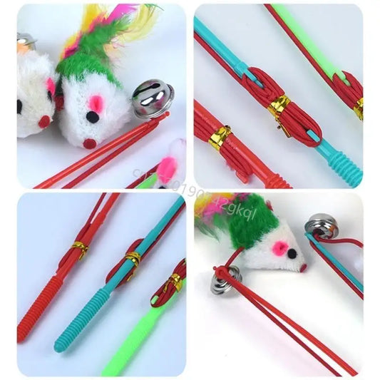 3Pcs Fake Mouse Wand Exercise Teaser - MyPetDollar.com