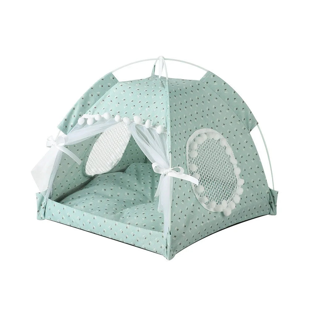 Ventilate Foldable Princess Cat Bed - MyPetDollar.com