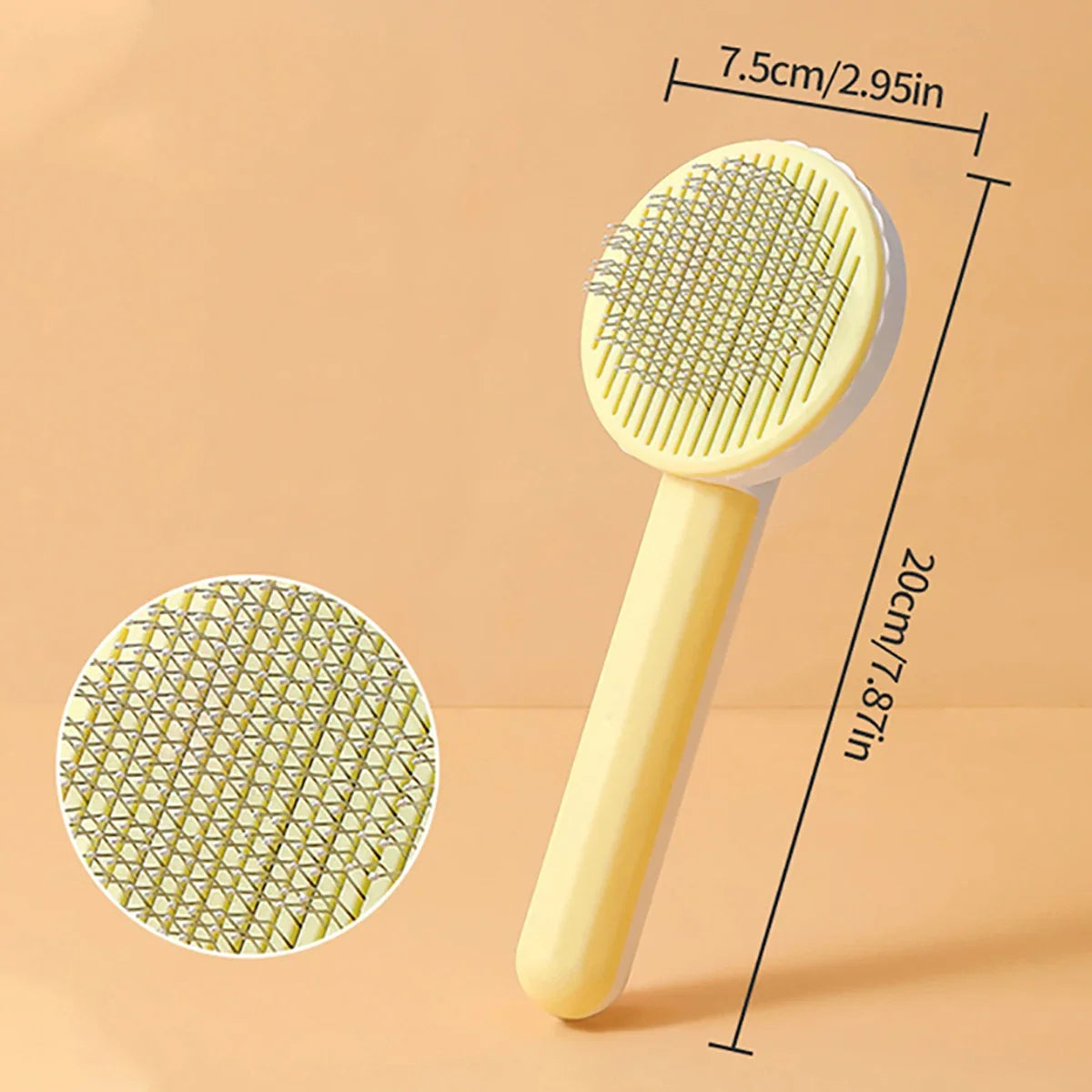 Stainless Steel Dog Hair Grooming Brush Cat Comb