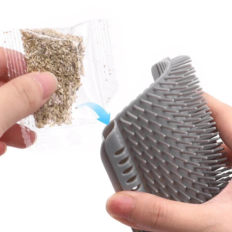 Cat Self Groomer Wall Corner Brush, - MyPetDollar.com