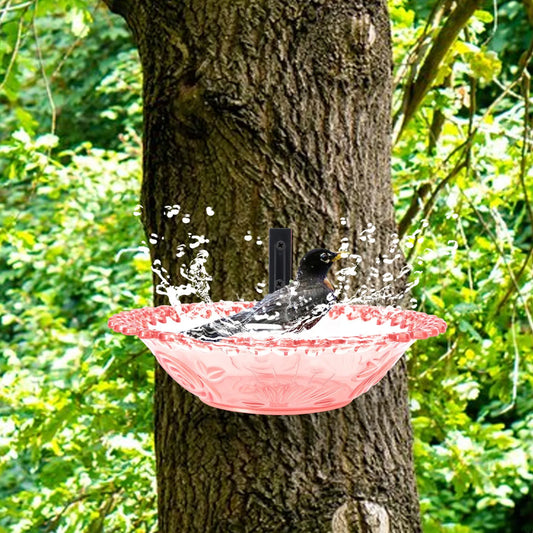 Outdoor Plastic Wall Mounted Bird Bath - MyPetDollar.com
