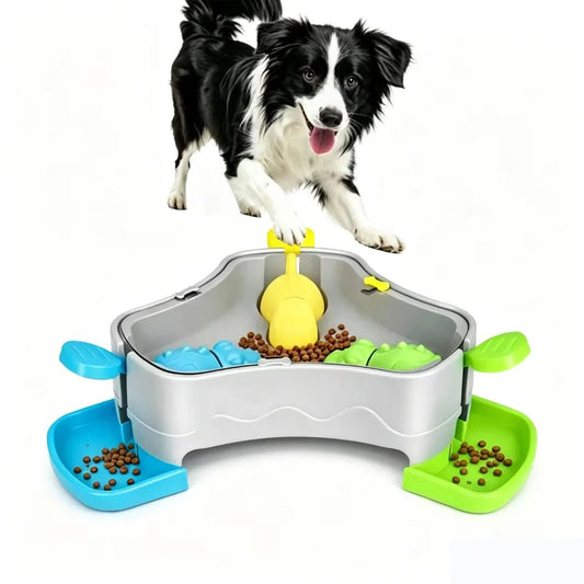 Interactive Dog Puzzle Feeder Toy Press Type - MyPetDollar.com