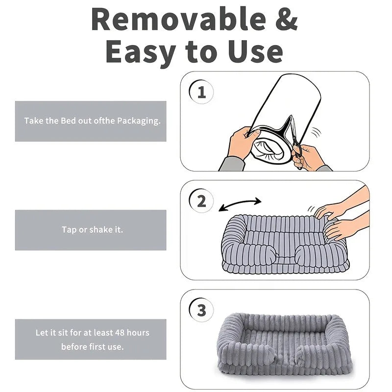 Calming Dog Bed Orthopedic Memory Foam Sofa - MyPetDollar.com