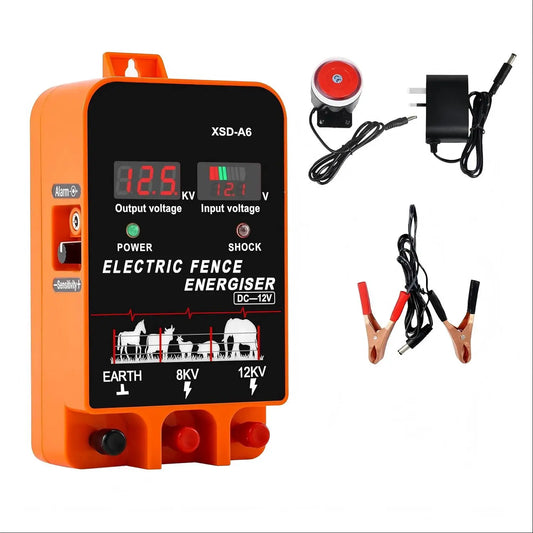 20KM Electric Fence Energizer 5.5 Joule LCD - MyPetDollar.com