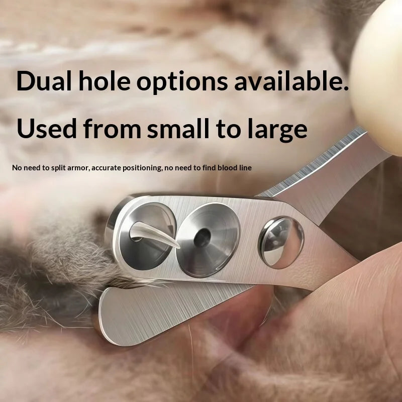 Silicone Handle Pet Nail Clipper Stainless - MyPetDollar.com