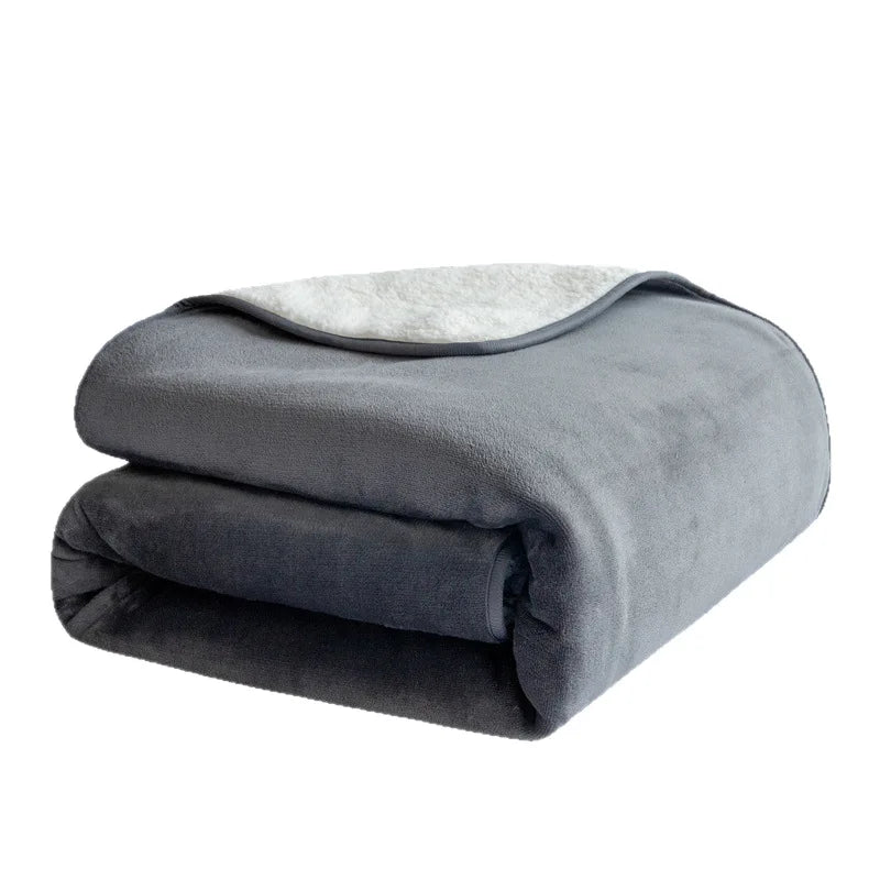 Lamb Cashmere Waterproof Blanket Soft - MyPetDollar.com
