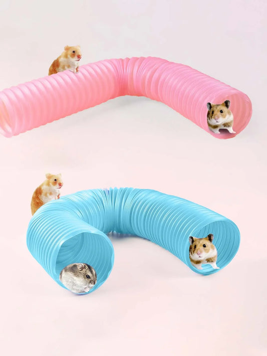 Retractable Tunnel Toy for Rabbits Guinea - MyPetDollar.com