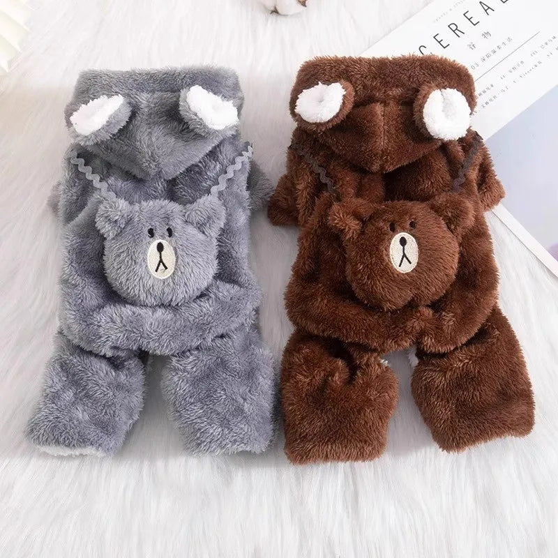 Dog Clothes Winter Autumn Warm Four Legged - MyPetDollar.com