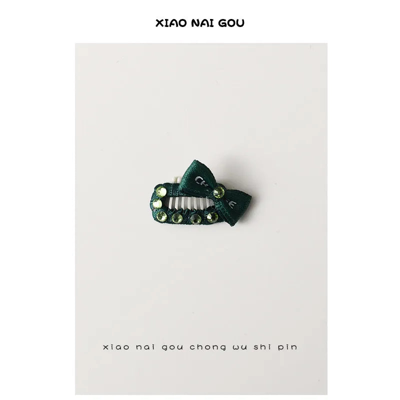 Blackish Green Pet Dog BB Hair Clips New - MyPetDollar.com