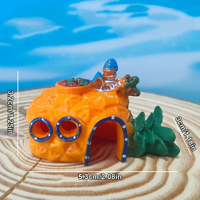 Mushroom Conch House Shelter Aquarium Landscaping Decoration – 5 Colors