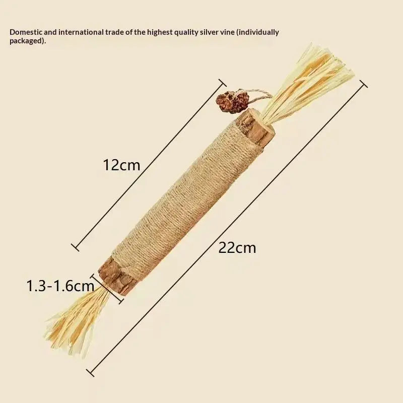 1/2PCS Cat Toys Made Of Wood Knotweed - MyPetDollar.com