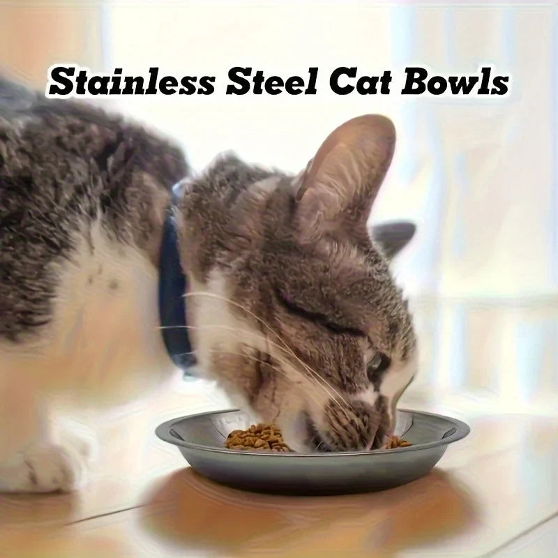2/4/8pcs Slip Resistant Stainless Steel Cat - MyPetDollar.com