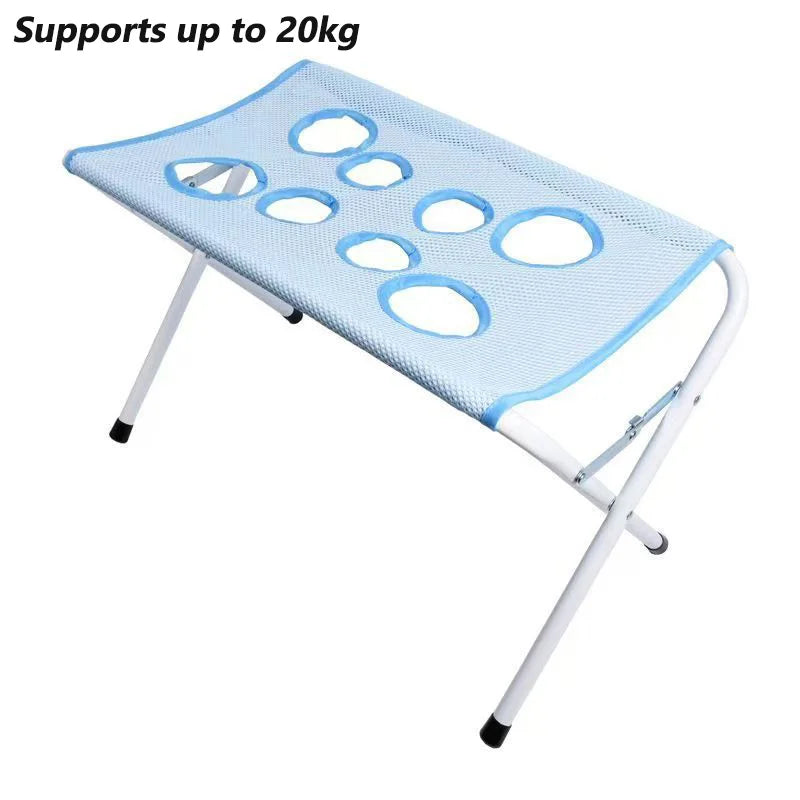 Stainless Steel Portable Pet Beauty Hammock Stand – 6 Colors