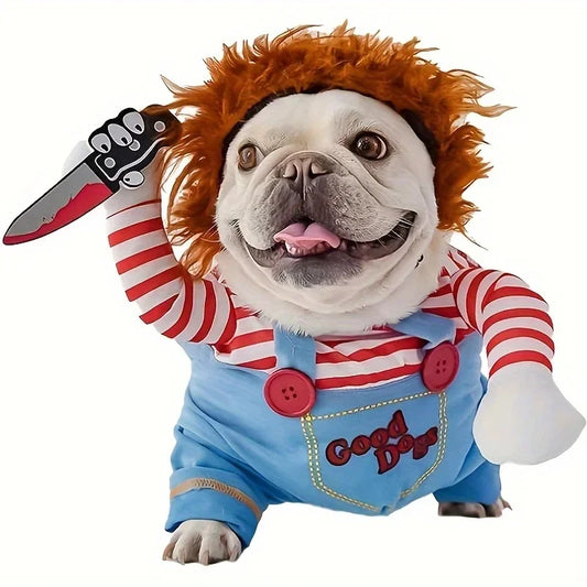 Funny Dog Halloween Costume Horror Doll - MyPetDollar.com