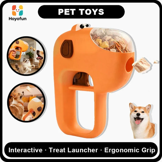 Interactive Dog Treat Launcher Pet Training - MyPetDollar.com